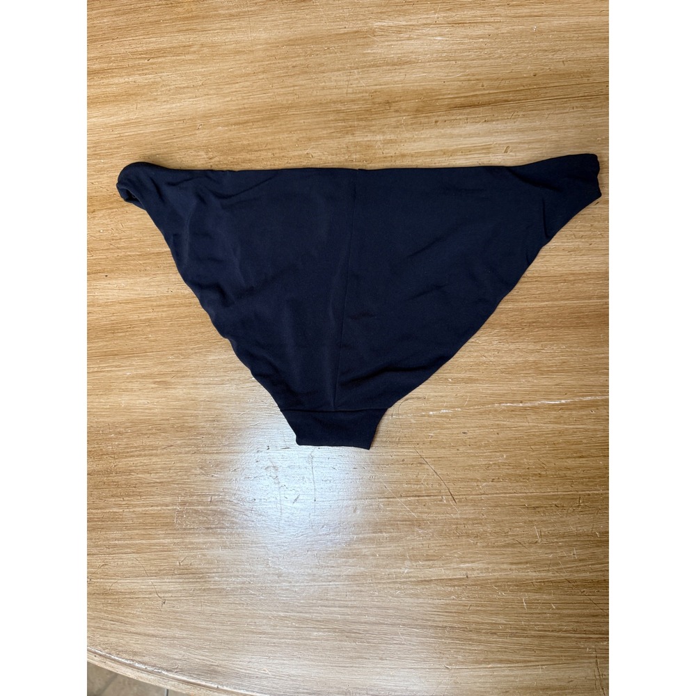 Robin Piccone Ava Black Hipster Bikini Bottom Large 191764 Womens Swimwear - Picture 4 of 5